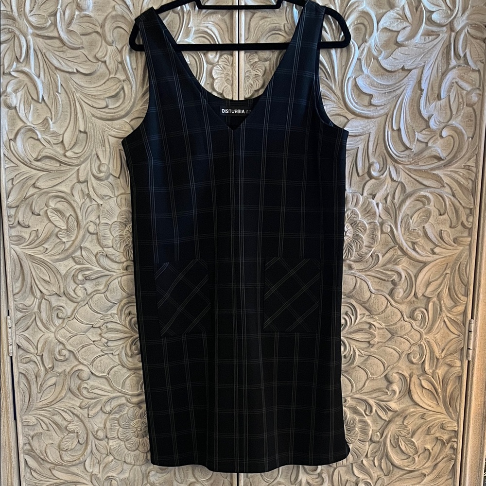 Disturbia Mini Pinafore Dress